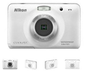 尼康 nikon s30 數(shù)碼相機(jī) 1014萬 2.7寸屏 3倍光變 3防