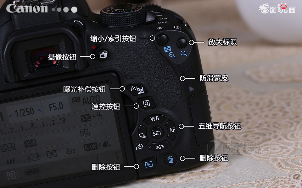 【高清圖】佳能750D(單機(jī))數(shù)碼相機(jī)評(píng)測(cè)圖解 第13張-ZOL中關(guān)村在線(xiàn)